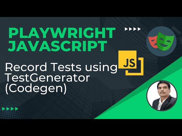 Playwright with Javascript | Record & Play Scripts In Playwright |Test Generator| Codegen | Part 6