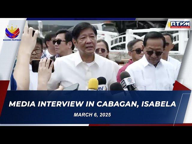 Media Interview in Cabagan, Isabela 03/06/2025