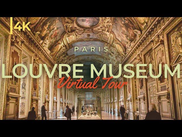 Louvre Museum 4K | Tour inside Louvre Museum Paris