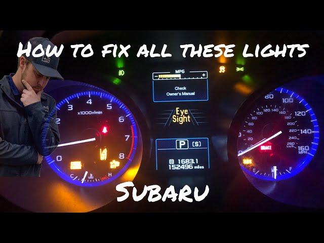 All Dash Lights are On… Subaru