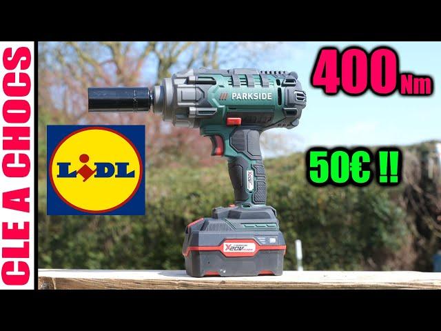 PARKSIDE Clé à chocs LIDL 400Nm 20V X20VTEAM 400 Nm déboulonneuse IMPACT WRENCH PASSK 20-Li B2