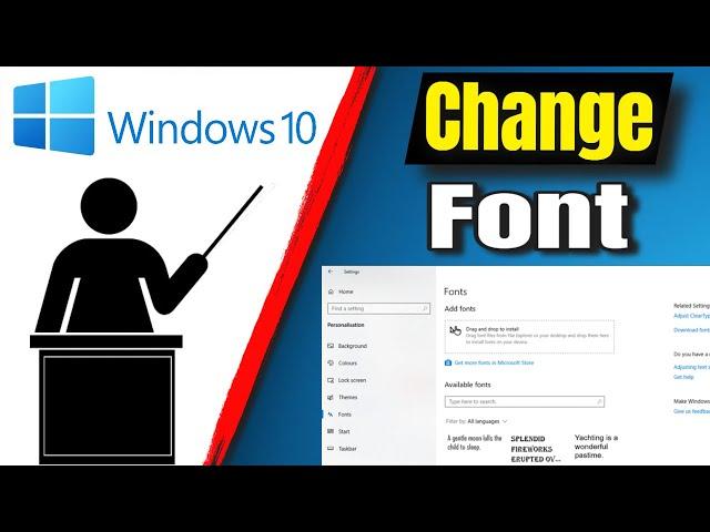 How To Change Windows 10 Font