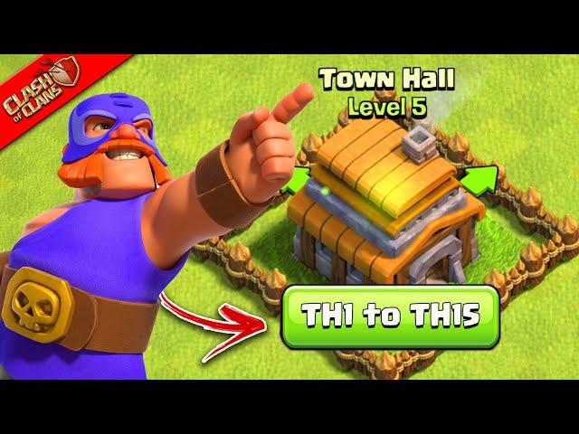 Fastest Way to Reach TH15: Speedrun to TH5 with this Strategy in Clash of Clans