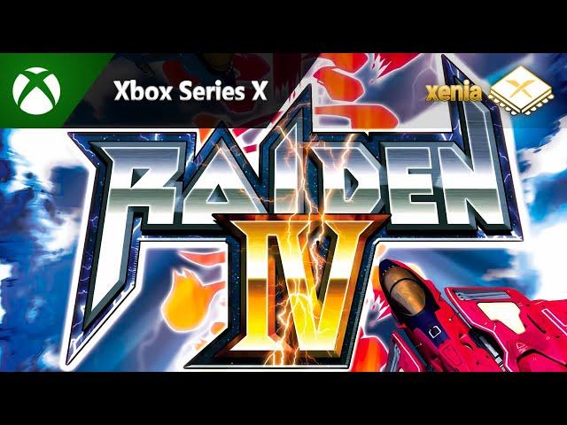 Raiden IV on Xbox Series X powered by Xenia