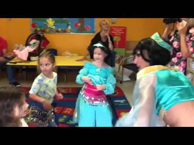 Belly dance for kids with Princess Jasmine