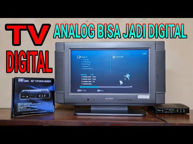 CARA MERUBAH SIARAN TV ANALOG KE TV DIGITAL - TUTORIAL CARA SETTING SET TOP BOX TV DIGITAL.