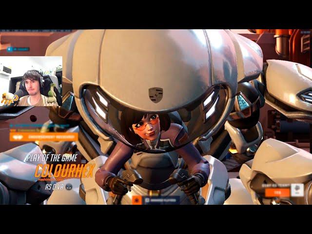 COLOURHEX WINSTON and DVA GAMEPLAY! POTG - OVERWATCH 2 SEASON 11