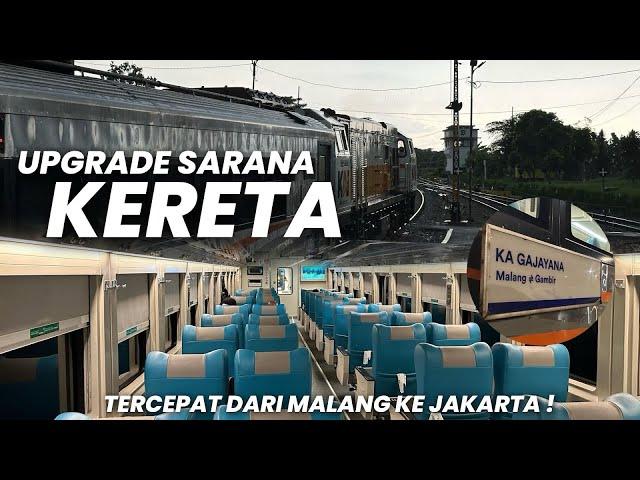 KERETA KASTA TERTINGGI TERCEPAT & TERMAHAL DIJALURNYA‼️Naik KA Gajayana Eksekutif Malang - Jakarta