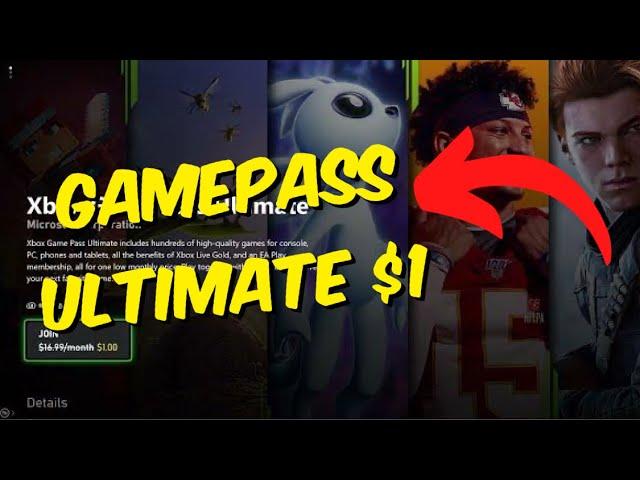 How To Get Xbox Game Pass Ultimate For 1 Dollar Every Month Forever - Working 2023