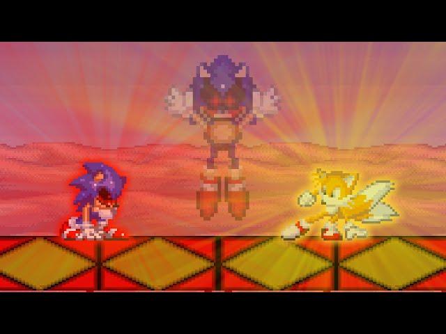 Tails survived and Knuckles with Eggman died! | Sonic.exe The Spirits Of Hell - Solo Survival!