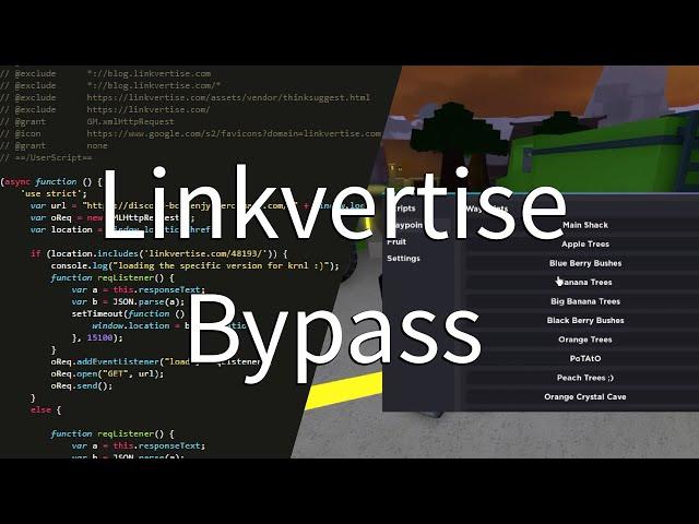 How to Bypass Linkvertise (and key systems such as Krnl, Fluxus, and oxygen) + Roblox Script Preview