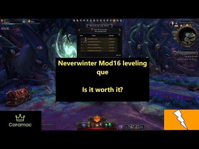 Neverwinter Mod16 Leveling ques??