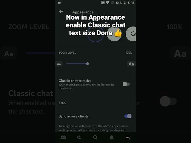 How to enable Classic chat text size in Discord Mobile  #roduz #discord #tutorial #howto #how #text