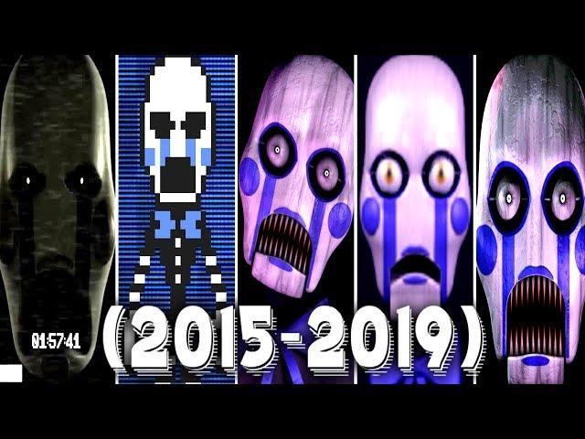 Evolution of Vinnie in FNAC 1, 2, 3, Remastered (2015 - 2019)