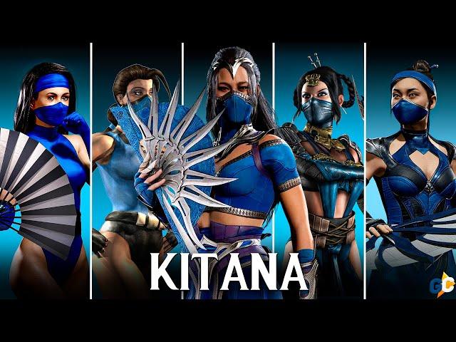 Mortal Kombat KITANA Evolution 1993-2023 | 2K 60FPS