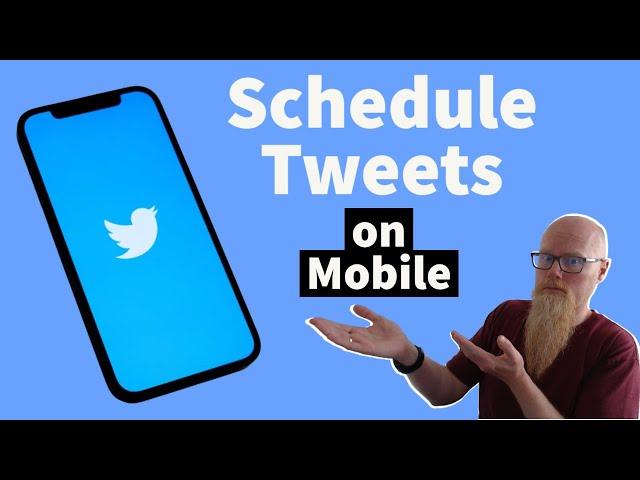 Schedule Tweets on Android & iPhone! How to guide that works!