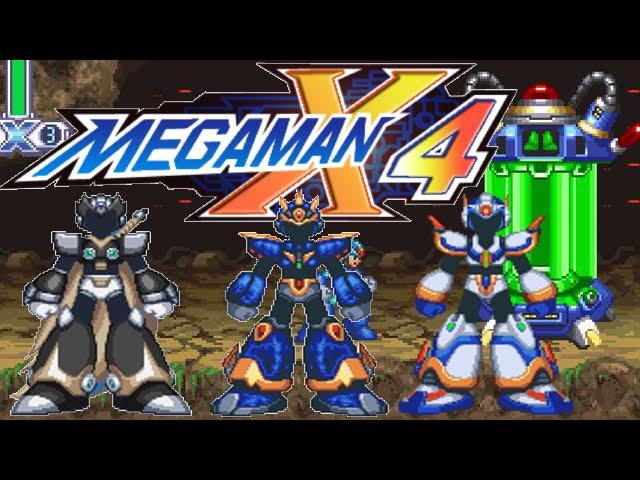 MegaMan X4: All Upgrades, Heart & Sub Tank Locations + Ultimate Armor X + Black Zero