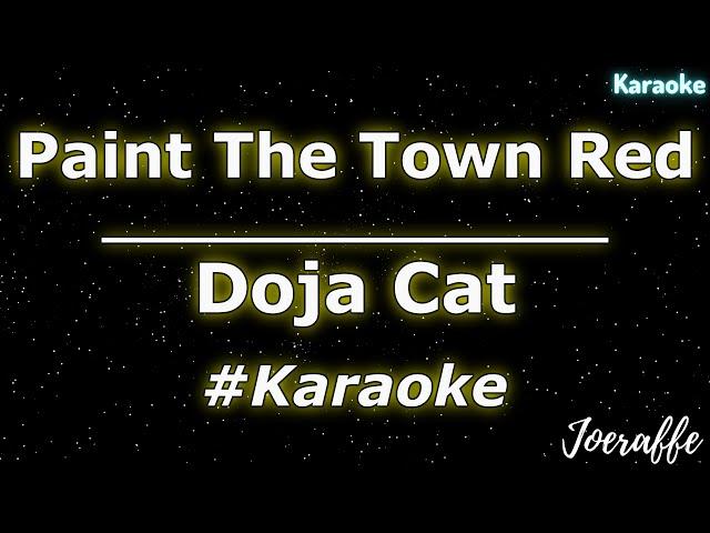 Doja Cat - Paint The Town Red (Karaoke)