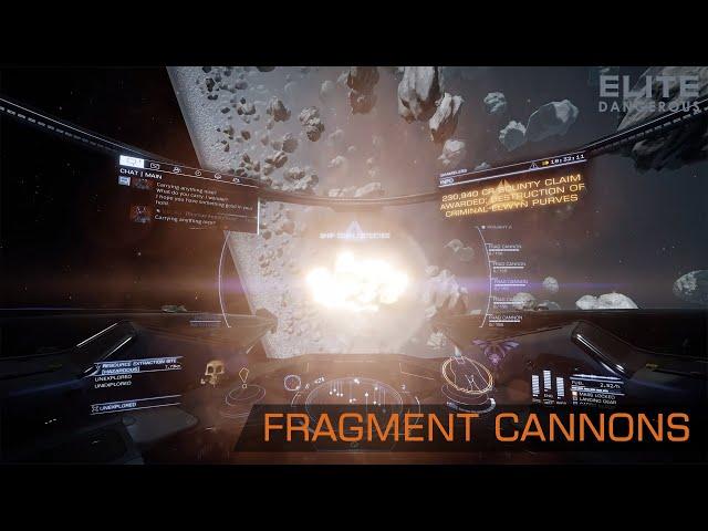 Elite: Dangerous. Testing Fragment Cannons