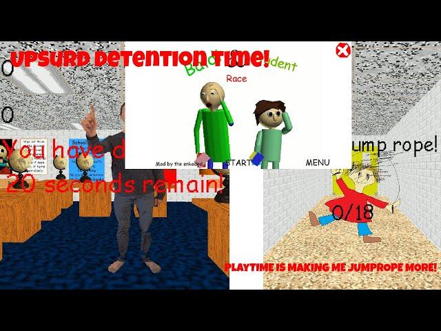 Baldi and Student race full walkthrough (no deaths)