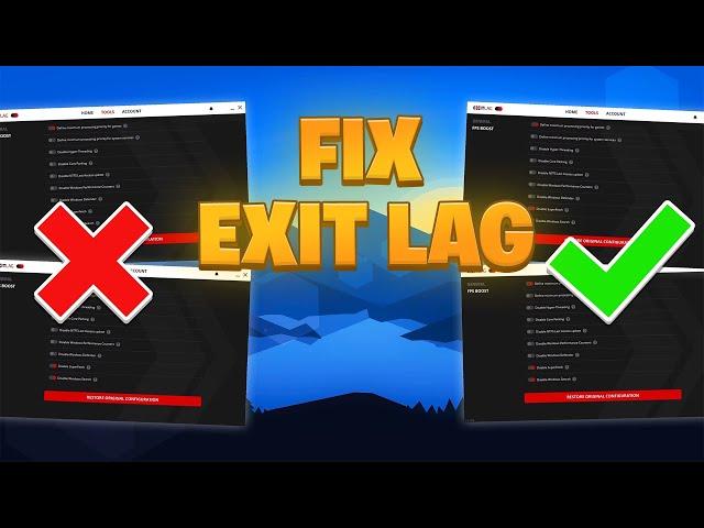 How to Make Exit Lag Work CORRECTLY (lower ping)