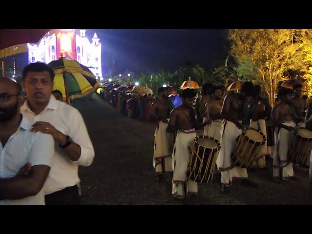 Procession for St. Sebastian in Muringoor, Kerala, India