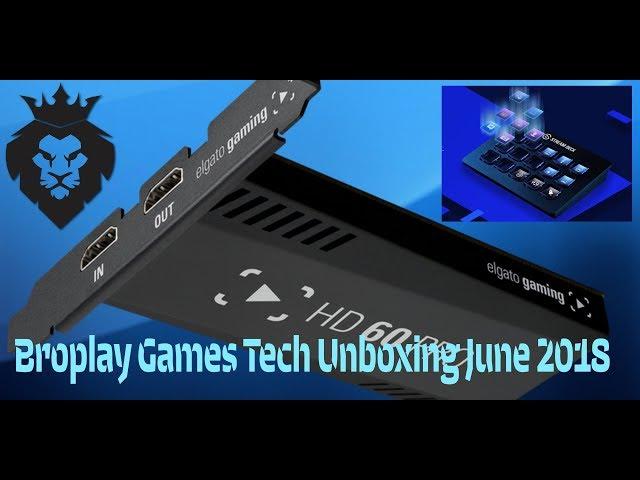 [Elgato HD60 Pro & Elgato Stream Deck] Broplay Games Tech Unboxing June 2018