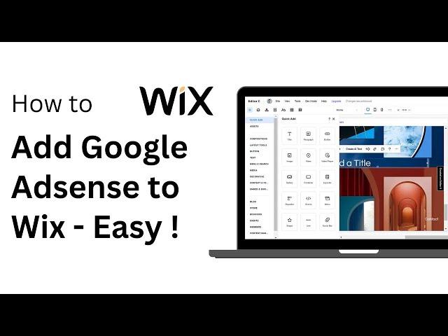 How To Add Google Adsense To Wix Website (Step By Step) !