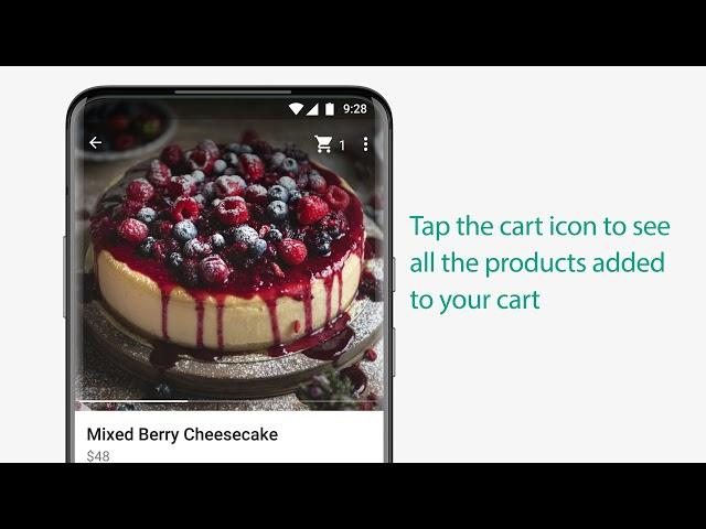 How to use cart to shop on WhatsApp