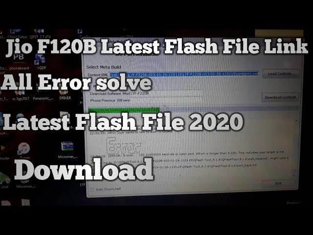 Jio F120B Latest Flash File 2020 100% working, All Error Solve By MHKS Mobile Engineer