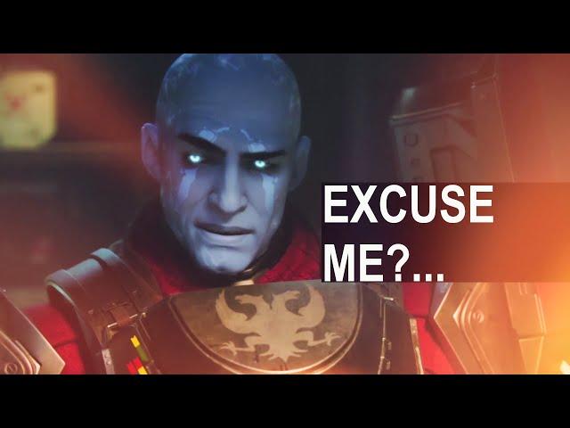 Zavala Meme "Excuse Me" Season of the Chosen Destiny 2 Cutscene Beyond Light #MOTW