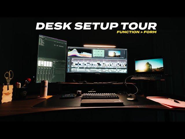 My Pro Video Editing Desk Setup (2024)