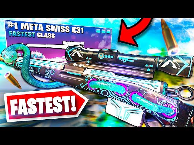 THIS is why I'm the FASTEST SWISS K31 Sniper in Cold War... (Fastest Swiss K31 Class Setup)