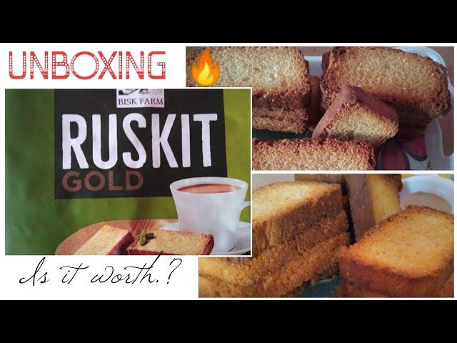 Bisk Farm Ruskit gold TOAST || Review and unboxing ||