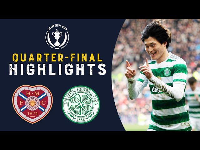 Kyogo Scores Stunning Backheel Goal | Hearts 0-3 Celtic | Scottish Cup Quarter Final 2022-23