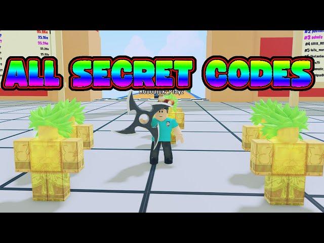 All SECRET codes in Roblox Anime Clicker Fight