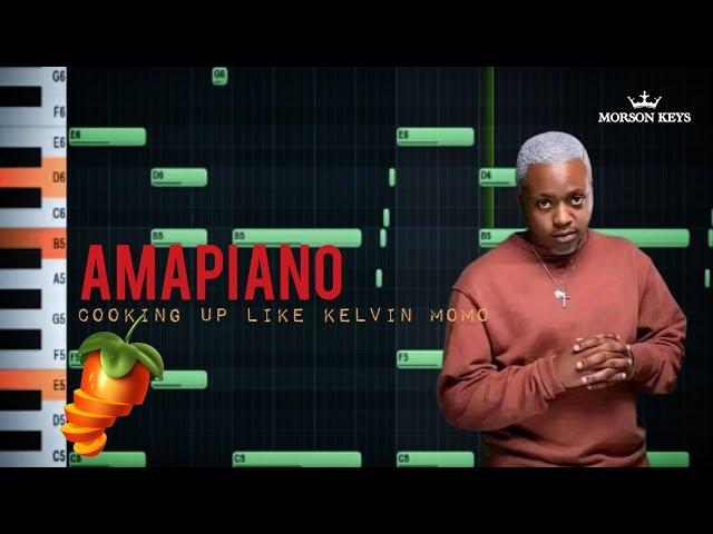 Amapiano FL Studio Tutorial 2024 | Cook Up like Kelvin Momo (Free FLP)