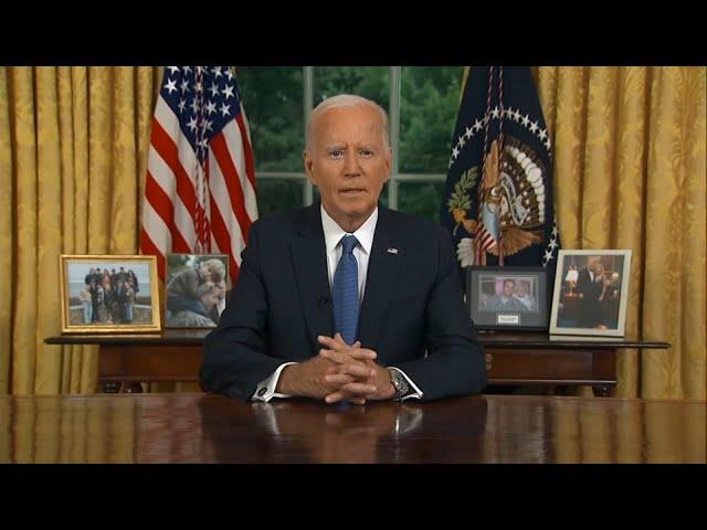 FULL SPEECH: President Joe Biden gives address after dropping out of 2024 election