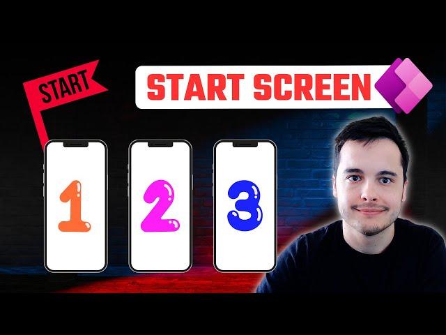 Setting the Power Apps App Start Screen - Beginners Tutorial