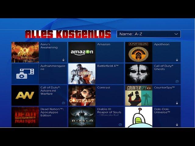 Alle PS4 Spiele kostenlos runterladen !!