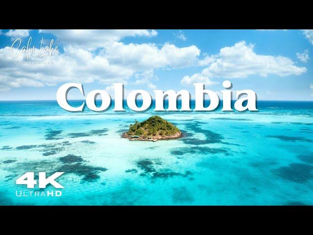 Colombia in 4K - Beautiful South American Scenery from above with Calm Music