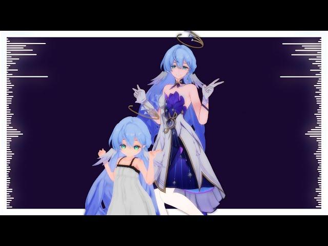 Robin and Robin Chibi Dancing together  - pokepoke - 【MMD honkai:starrail 4K | 60FPS】