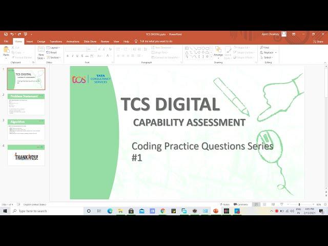 TCS DIGITAL CAPABILITY ASSESSMENT