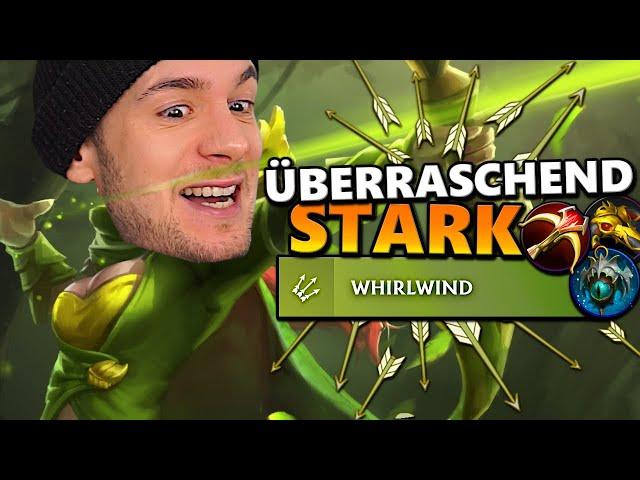 Knapp und dramatisch! | Dota 2 Windranger Gameplay, deutsch