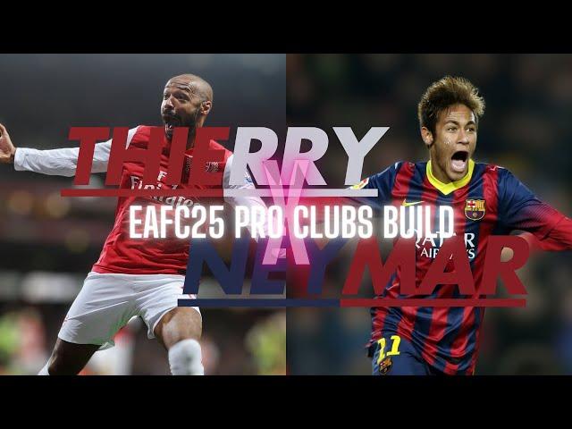 PRIME HENRY X NEYMAR BUILD IN EAFC25 PRO CLUBS! (50 SUB SPECIAL BUILD) BEST WINGER BUILD