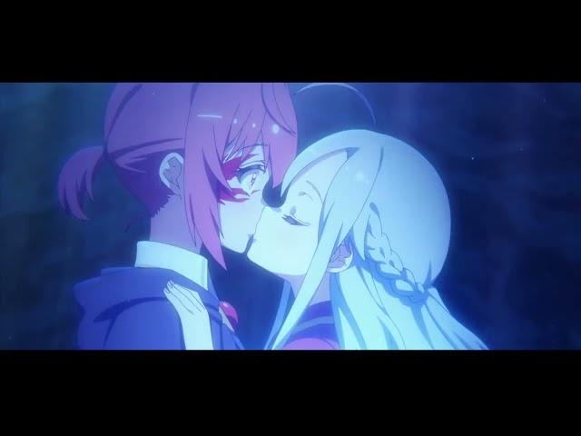 Yuri anime kiss Part 2