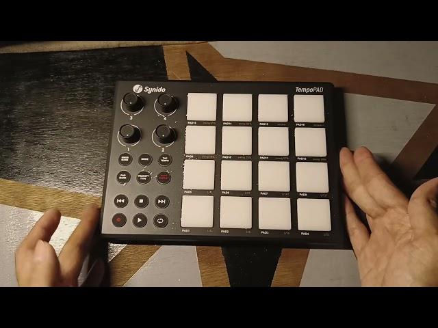 Synido TempoPad (MIDI Launchpad) - UNBOXING