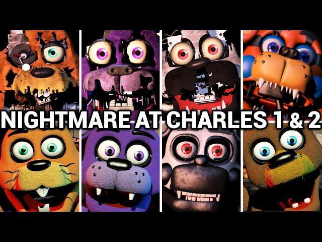 Nightmare at Charles 1 & 2 - All Jumpscares