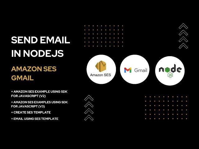 Complete Guide: Sending Emails in Node.js with Amazon SES and Gmail | Step-by-Step Tutorial