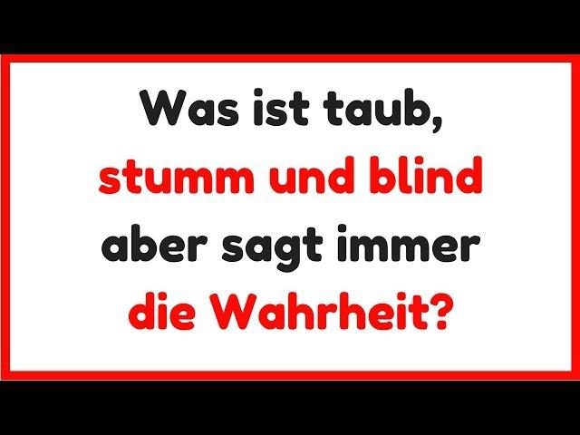 15 Rätsel die dein Gehirn verrückt spielen lassen!